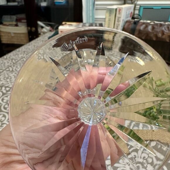 COPY Waterford Crystal‎ Maeve Pattern Set of 3 Wine Goblet Glasses Vintage Rare! - Picture 6 of 9